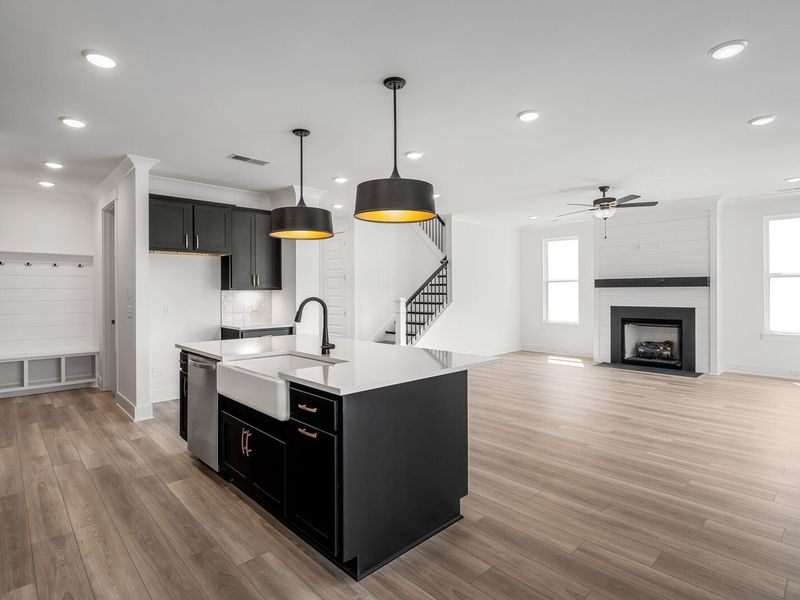 Furnished interior view inside a new home in Shelton Square, Murfreesboro (Image 16). Furnished interior view inside a new home in Shelton Square, Murfreesboro (Image 16).