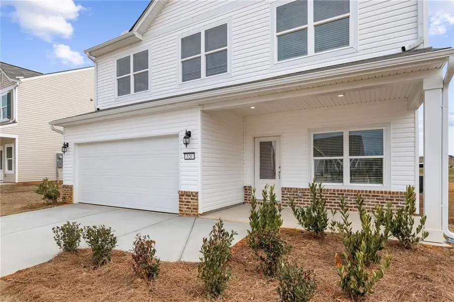 Exterior details and patio area of a home in , Rockmart (Image 3). Exterior details and patio area of a home in , Rockmart (Image 3).