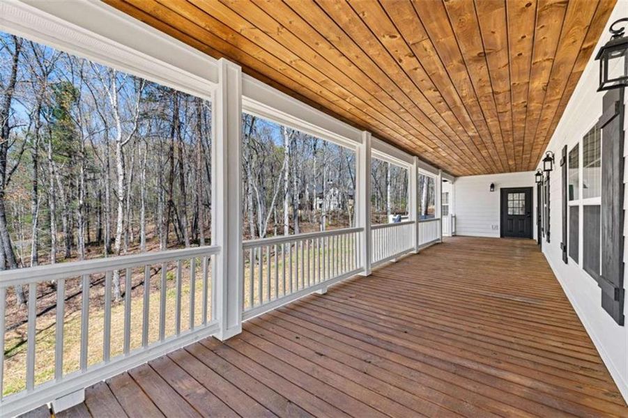 Exterior details and patio area of a home in , Morganton (Image 30).