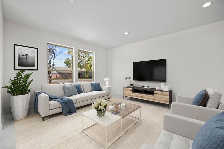 View of living room