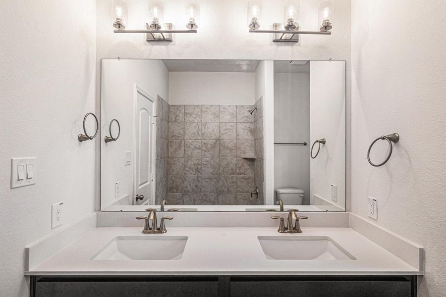 Furnished interior view inside a new home in Deer Pines, Conroe (Image 10).