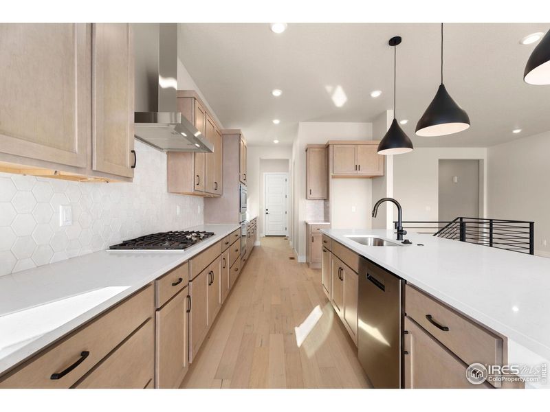 Furnished interior view inside a new home in Festival at RainDance, Windsor (Image 8).