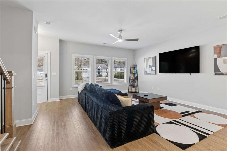 Furnished interior view inside a new home in , Atlanta (Image 5).