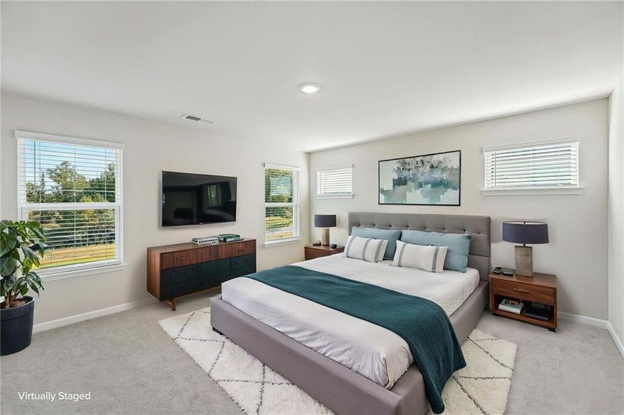 Furnished interior view inside a new home in Hemingway - Reserve Series, Cumming (Image 38).