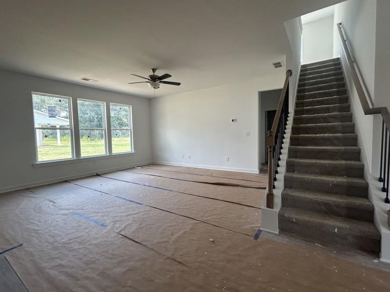 In-progress construction of a new home in Red Bird Manor, Jefferson, GA (Image 40).