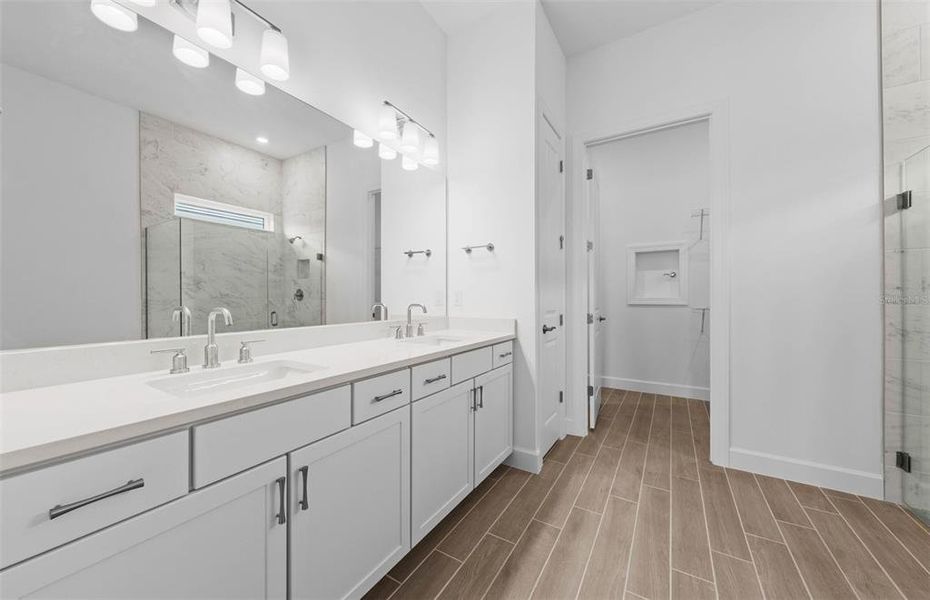 Furnished interior view inside a new home in BeachWalk by Manasota Key, Englewood (Image 10).