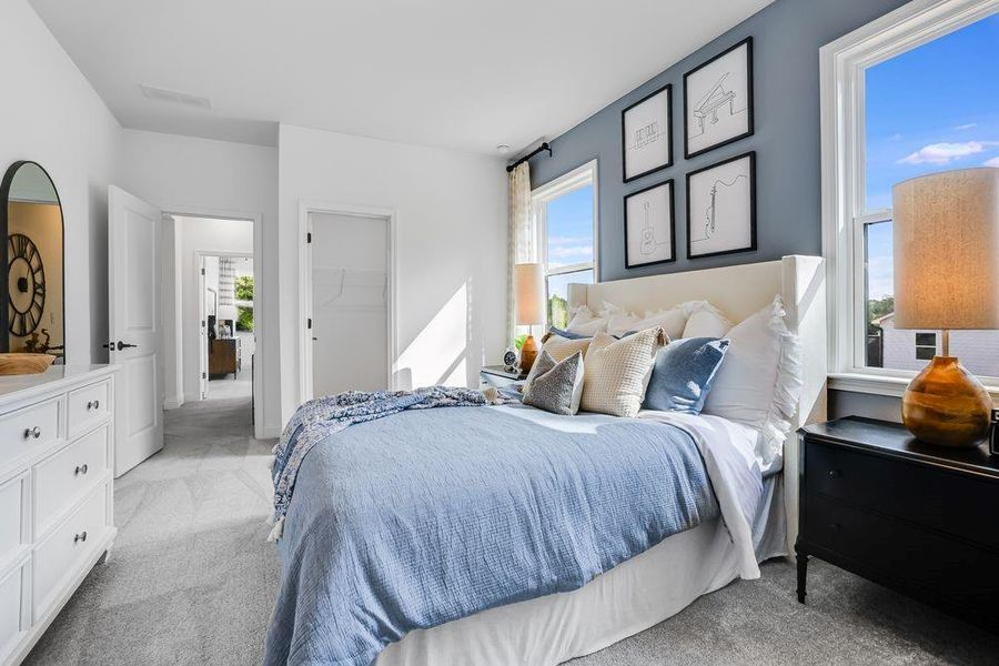 Furnished interior view inside a new home in Reserve at Hickory Walk, Kennesaw (Image 25).