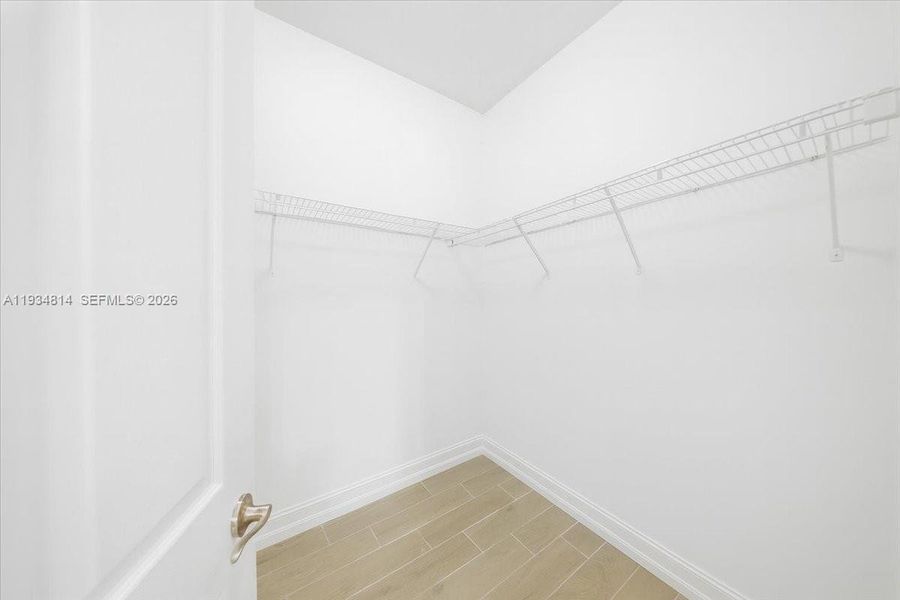 view of walking closet