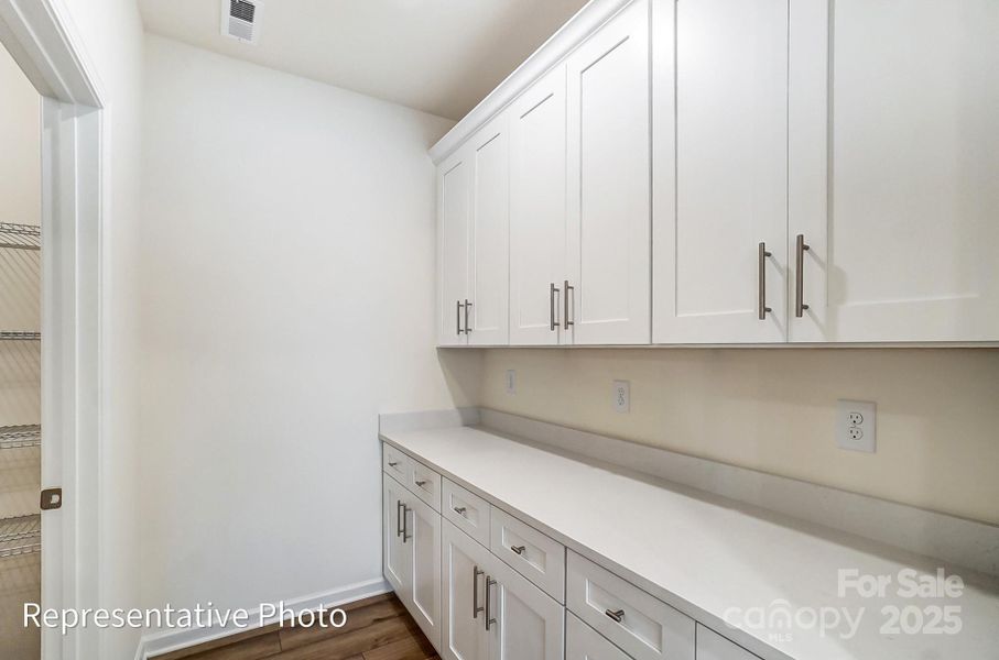 Furnished interior view inside a new home in Grier Meadows, Charlotte (Image 5). Furnished interior view inside a new home in Grier Meadows, Charlotte (Image 5).