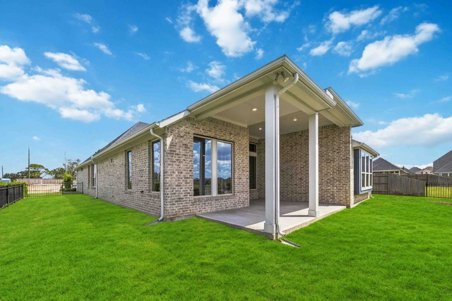 Exterior details and patio area of a home in Arabella on the Prairie, Richmond (Image 2).