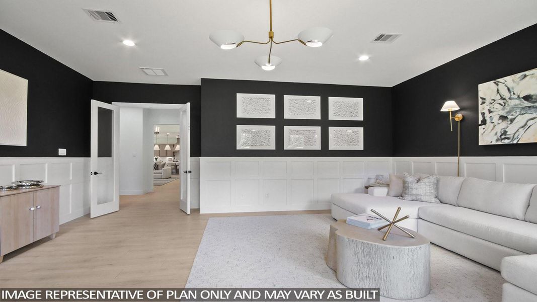 Furnished interior view inside a new home in Butlers Bend Estates, Pinehurst (Image 11).