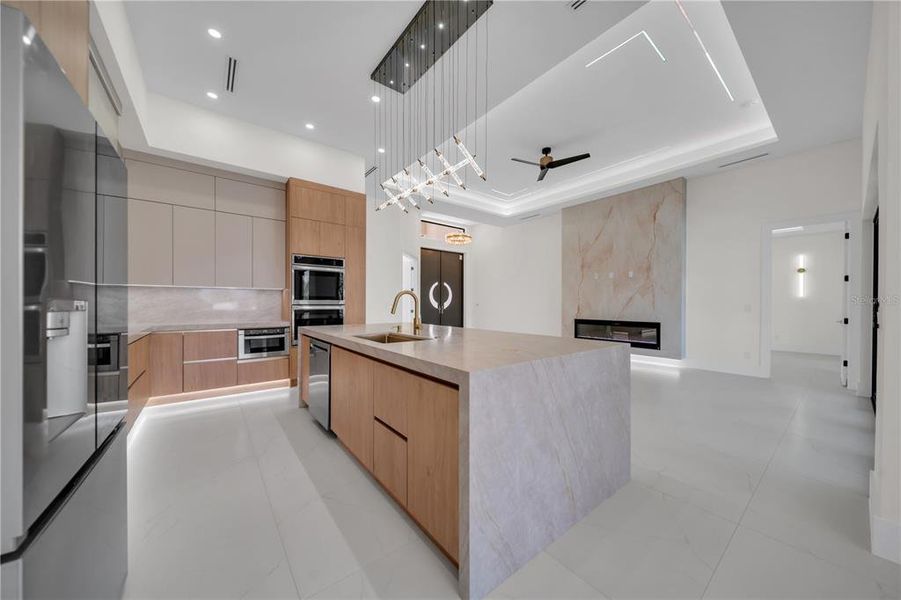 Furnished interior view inside a new home in , Cape Coral (Image 9).