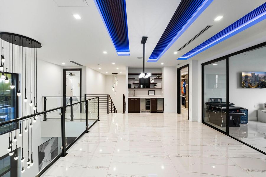 Furnished interior view inside a new home in , Lighthouse Point (Image 20).