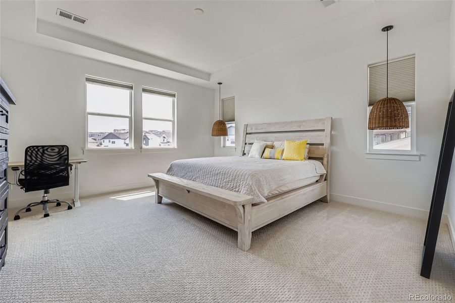 Furnished interior view inside a new home in , Castle Pines (Image 22).