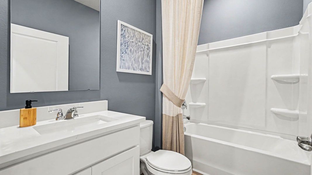 Representative furnished interior of a home built from the Delray by D.R. Horton in Cypress Bay West, Palm Bay (Image 23). Representative furnished interior of a home built from the Delray by D.R. Horton in Cypress Bay West, Palm Bay (Image 23).