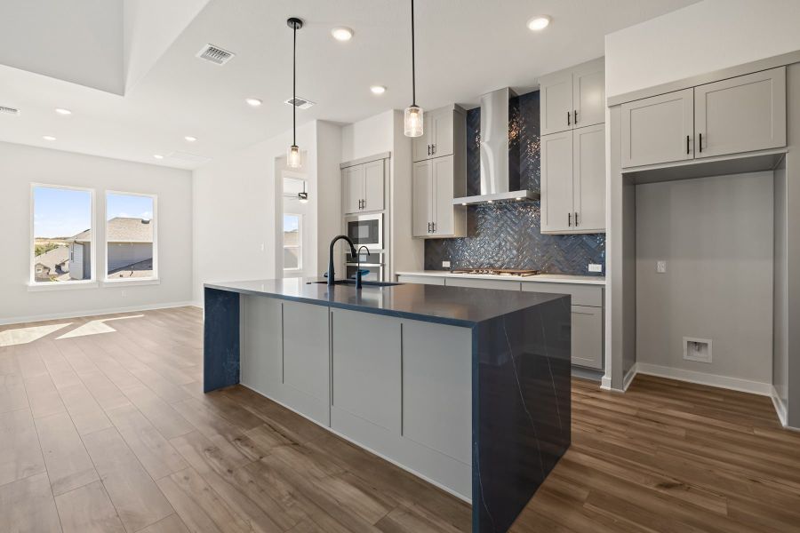 Furnished interior view inside a new home in Lariat, Liberty Hill (Image 11).