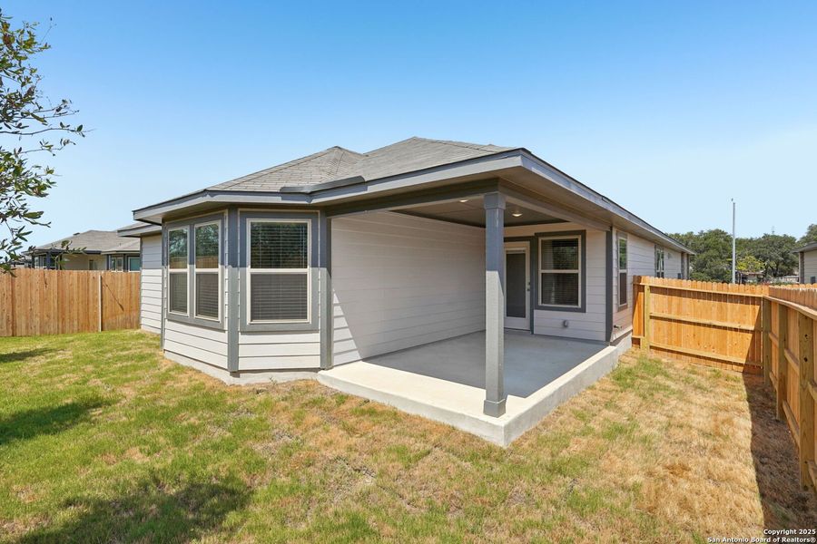 Front exterior of a new home in Royal Crest, San Antonio, TX, highlighting curb appeal (Image 25). Front exterior of a new home in Royal Crest, San Antonio, TX, highlighting curb appeal (Image 25).