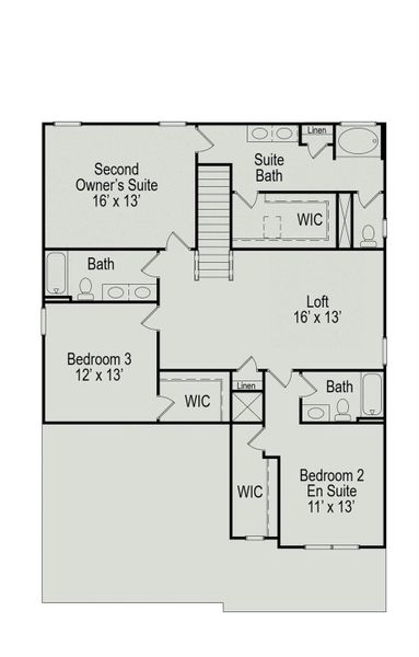 2D floor plan layout of this home in Foxtail Palms, Manvel, TX (Image 3). 2D floor plan layout of this home in Foxtail Palms, Manvel, TX (Image 3).