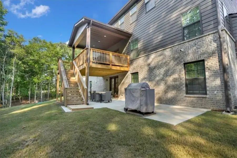 Exterior details and patio area of a home in , Fayetteville (Image 30). Exterior details and patio area of a home in , Fayetteville (Image 30).