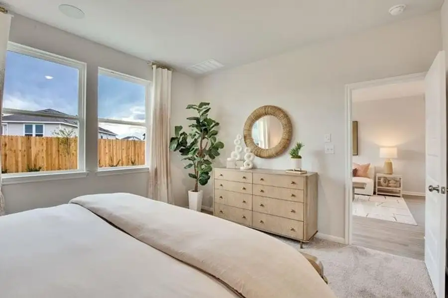 Furnished interior view inside a new home in The Ridge at Trinity Ranch, Elgin (Image 10).
