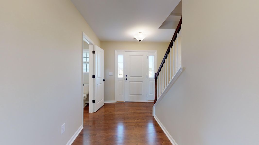 Representative unfurnished interior of a home built from the Rockbridge by Bill Clark Homes in Davenport Farms, Winterville (Image 51).