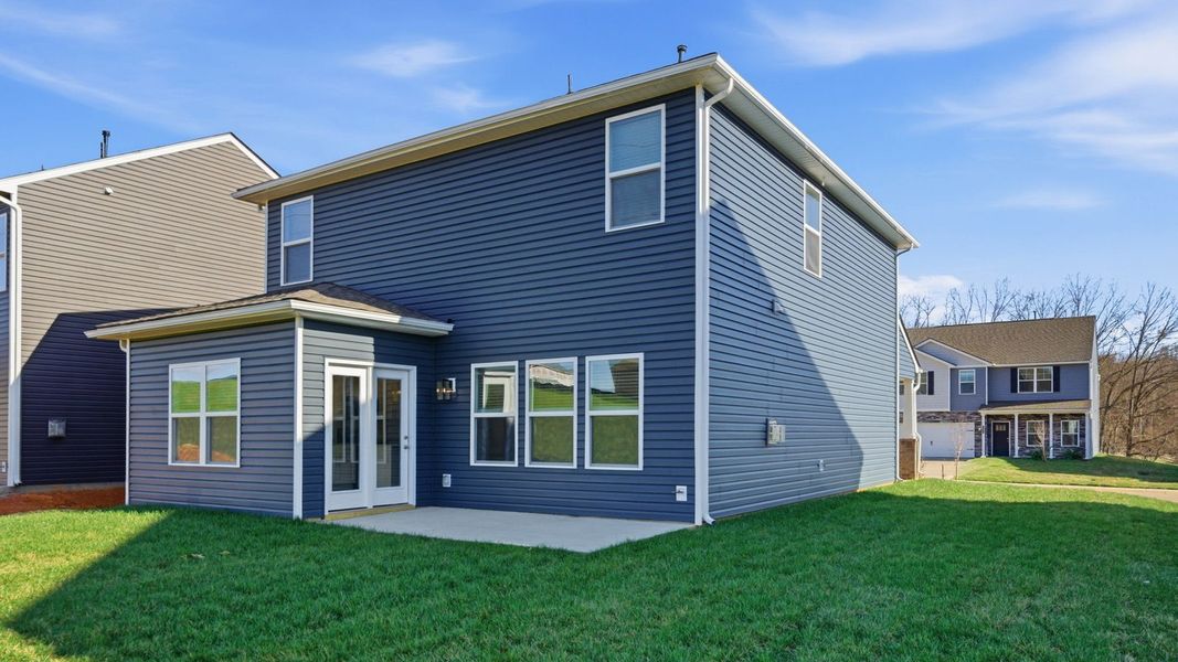 Exterior details and patio area of a home in Fieldcrest Acres, Blountville (Image 22).