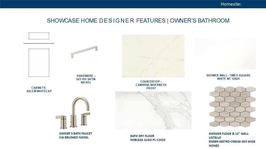 Sample of building materials used in homes in Cove Royale, Stuart (Image 32).