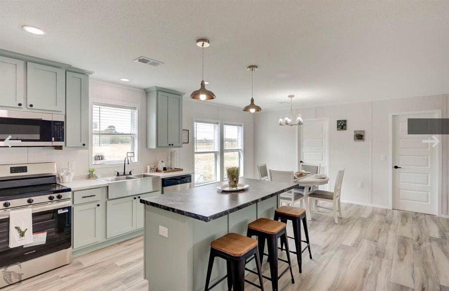 Furnished interior view inside a new home in , Griffin (Image 11).