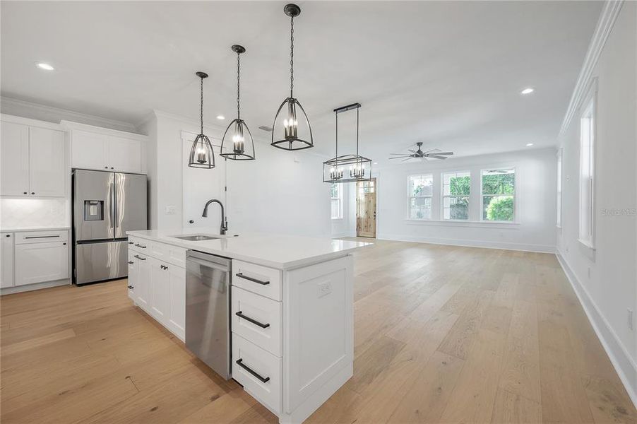 Furnished interior view inside a new home in , Tampa (Image 4). Furnished interior view inside a new home in , Tampa (Image 4).