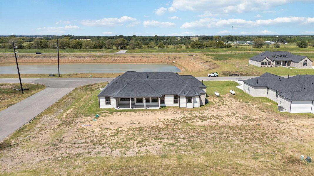 Exterior details and patio area of a home in Blue Heron Estates, Beasley (Image 3).