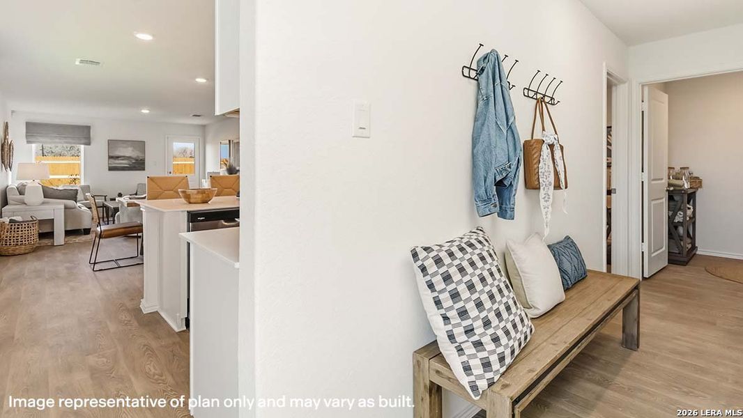 Furnished interior view inside a new home in Sereno Springs, Converse (Image 26).