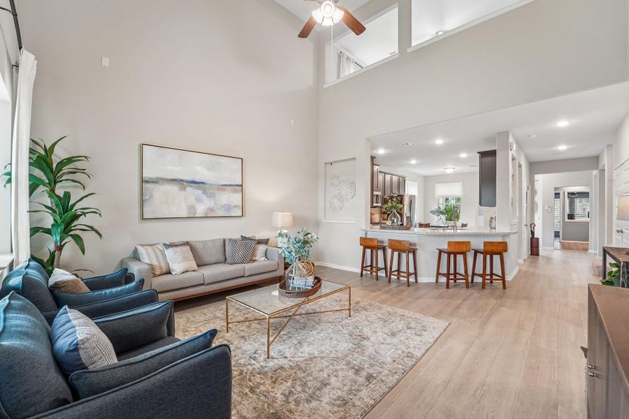 Open floor plan (*Photo not of actual home and used for illustration purposes only.)