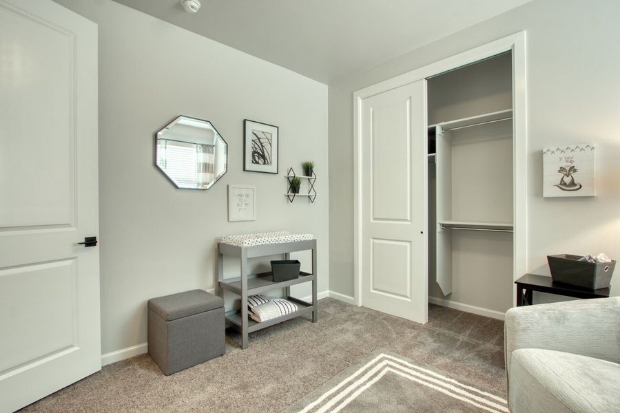 Representative furnished interior of a home built from the Sage by Hakes Brothers in Hillside Park, El Paso (Image 40).