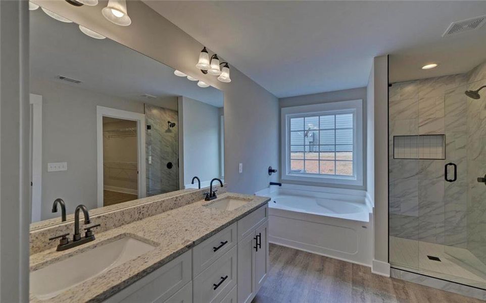 Furnished interior view inside a new home in , Lavonia (Image 8). Furnished interior view inside a new home in , Lavonia (Image 8).