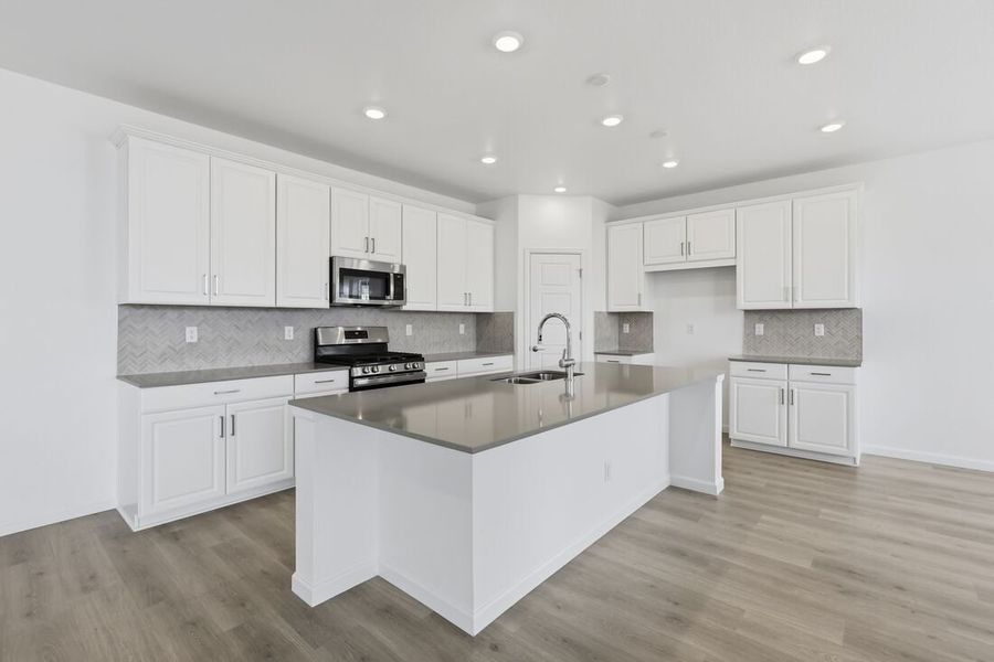 Furnished interior view inside a new home in Sterling Ranch Ascent Village, Littleton (Image 5).