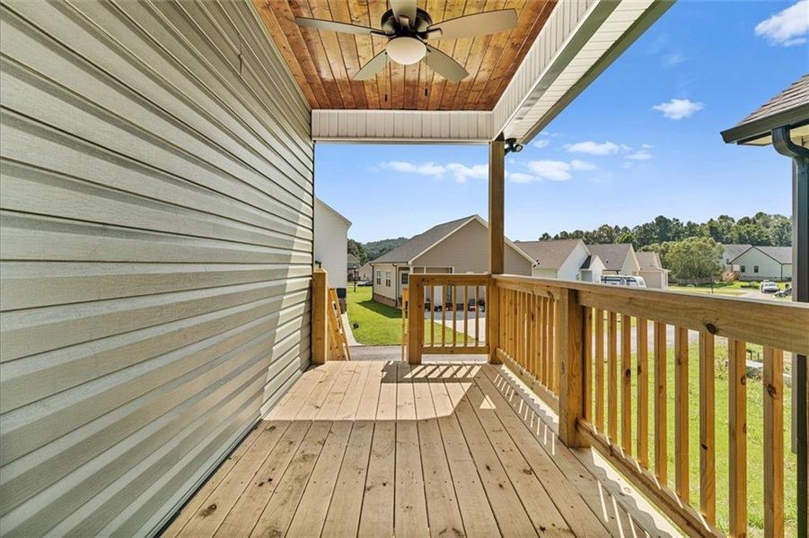 Exterior details and patio area of a home in , Dalton (Image 21).