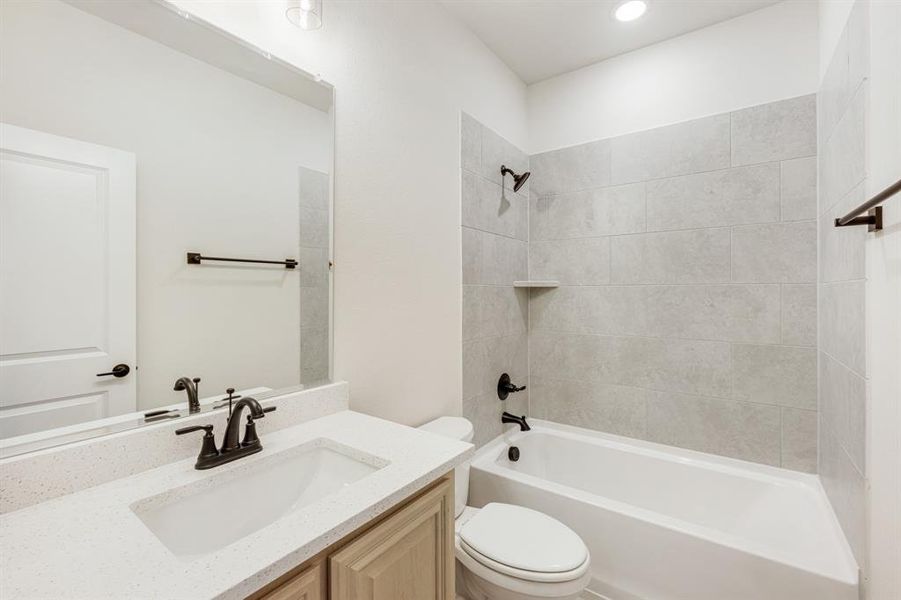 Furnished interior view inside a new home in East Oak Creek 60-65, Commerce (Image 8). Furnished interior view inside a new home in East Oak Creek 60-65, Commerce (Image 8).