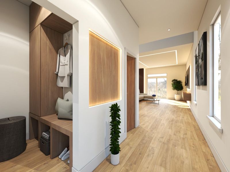 Furnished interior view inside a new home in , Houston (Image 4).