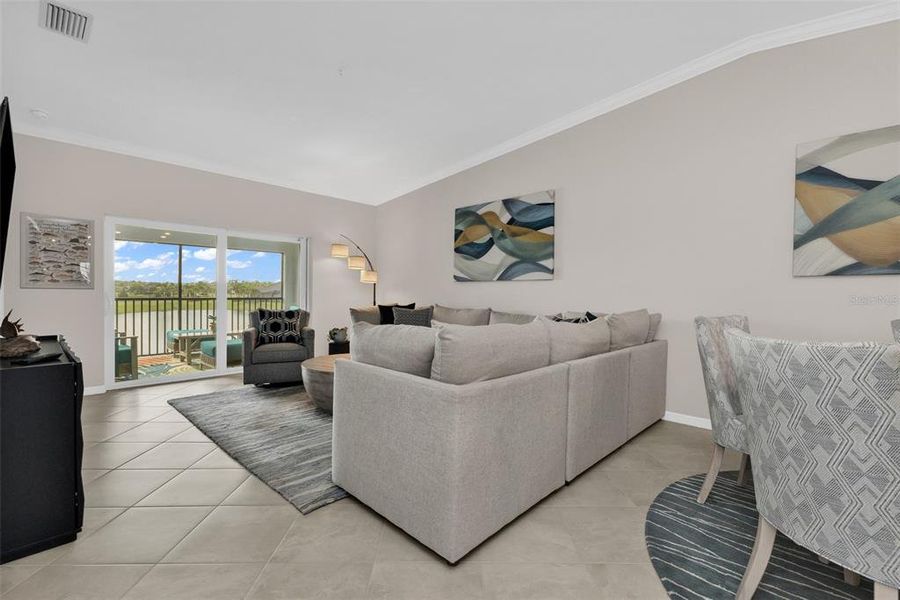 Furnished interior view inside a new home in , Punta Gorda (Image 13).