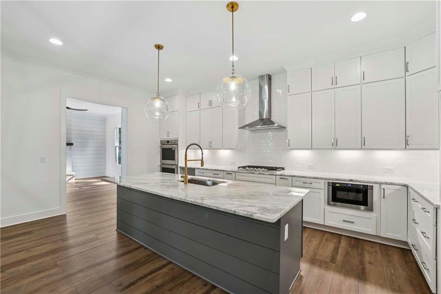 Furnished interior view inside a new home in , Cumming (Image 14). Furnished interior view inside a new home in , Cumming (Image 14).