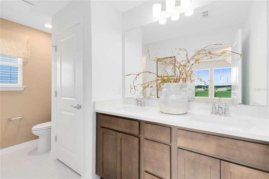 Furnished interior view inside a new home in EverBe, Orlando (Image 20).