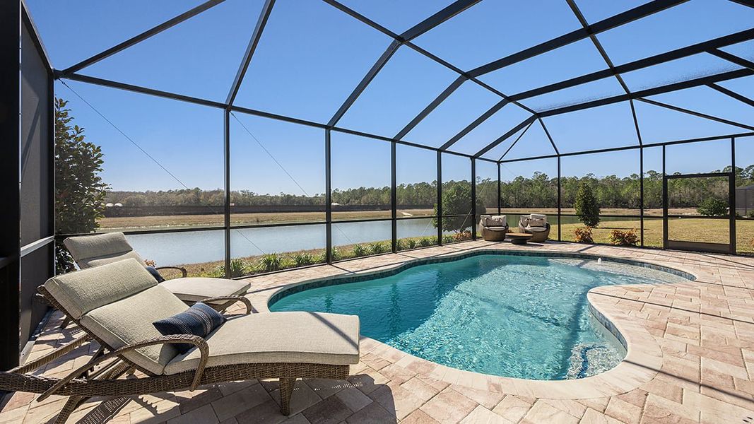 Representative exterior details of a home built from the Lazio II by Taylor Morrison in Westview Community Group Page, Kissimmee (Image 3).