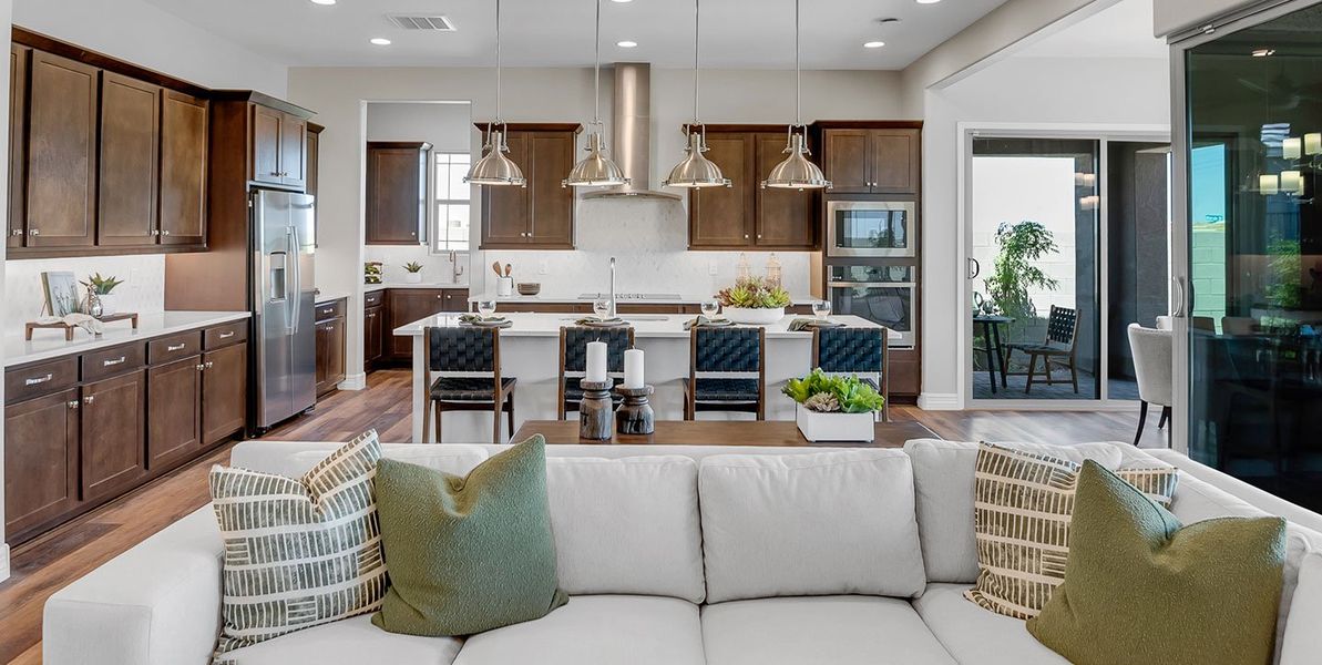 Furnished interior view inside a new home in Palo Verde at North Creek, Queen Creek (Image 16).
