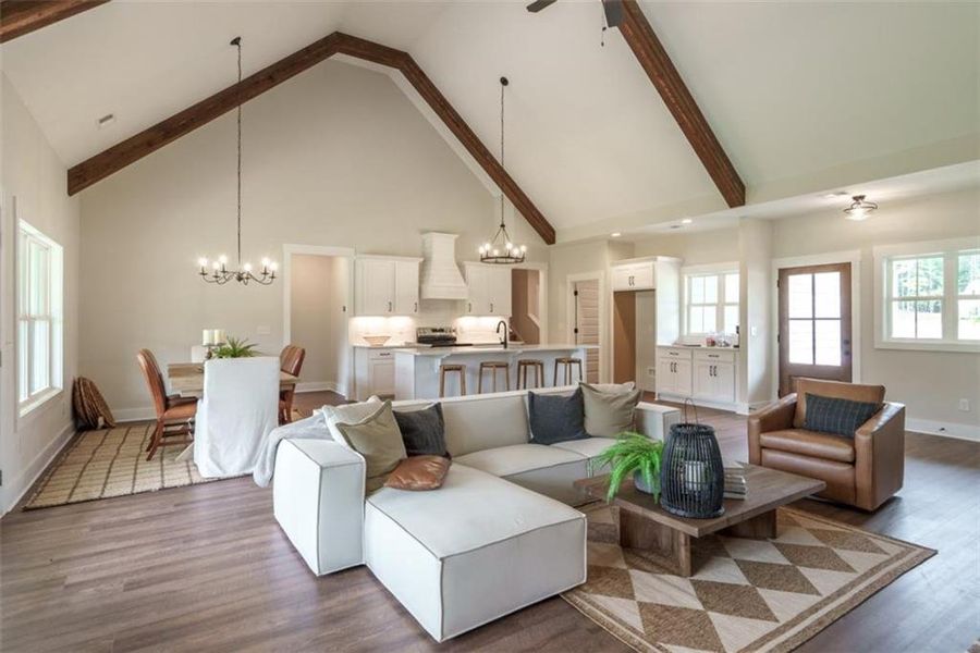 Furnished interior view inside a new home in , Social Circle (Image 18).