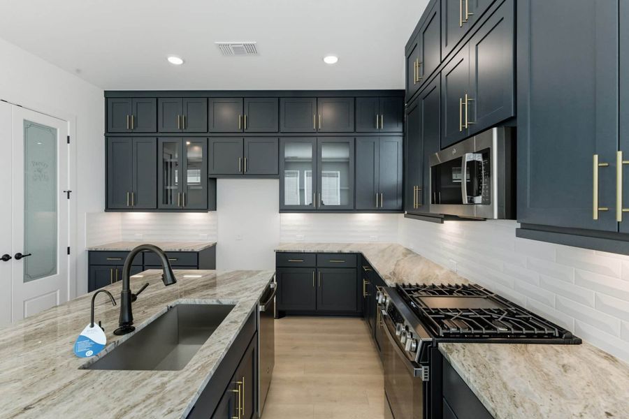 Furnished interior view inside a new home in Prominence, San Antonio (Image 9).