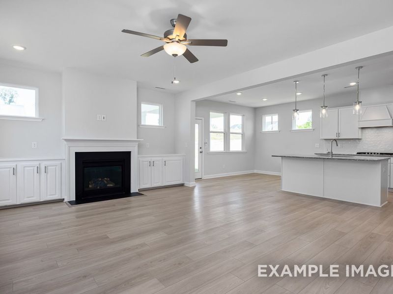 Representative unfurnished interior of a home built from the The Gavin A by Davidson Homes LLC in Gregory Village, Lillington (Image 21).
