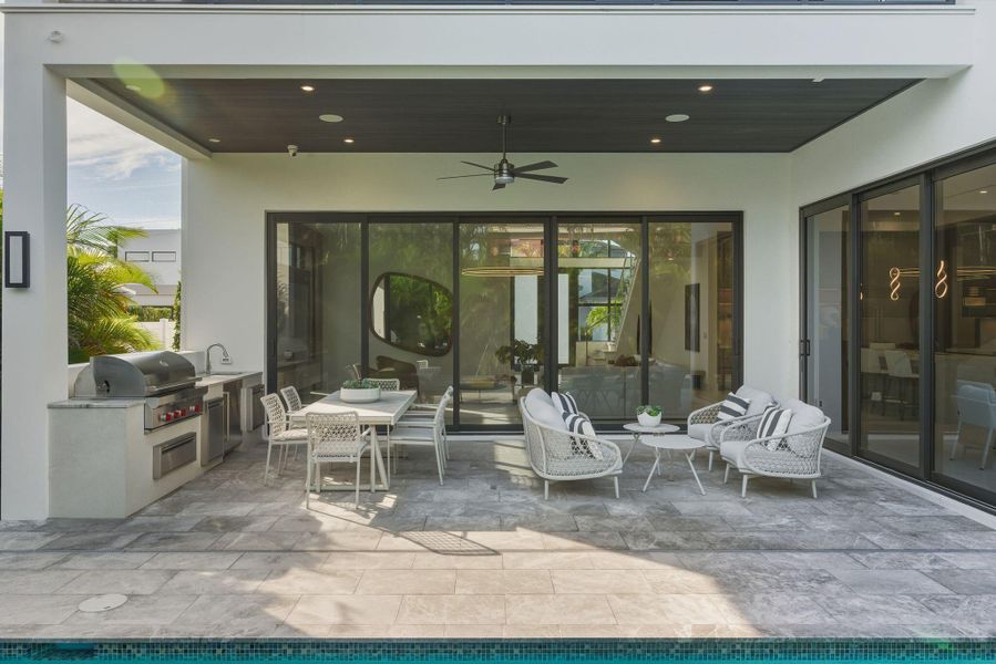 Exterior details and patio area of a home in , Boca Raton (Image 31).