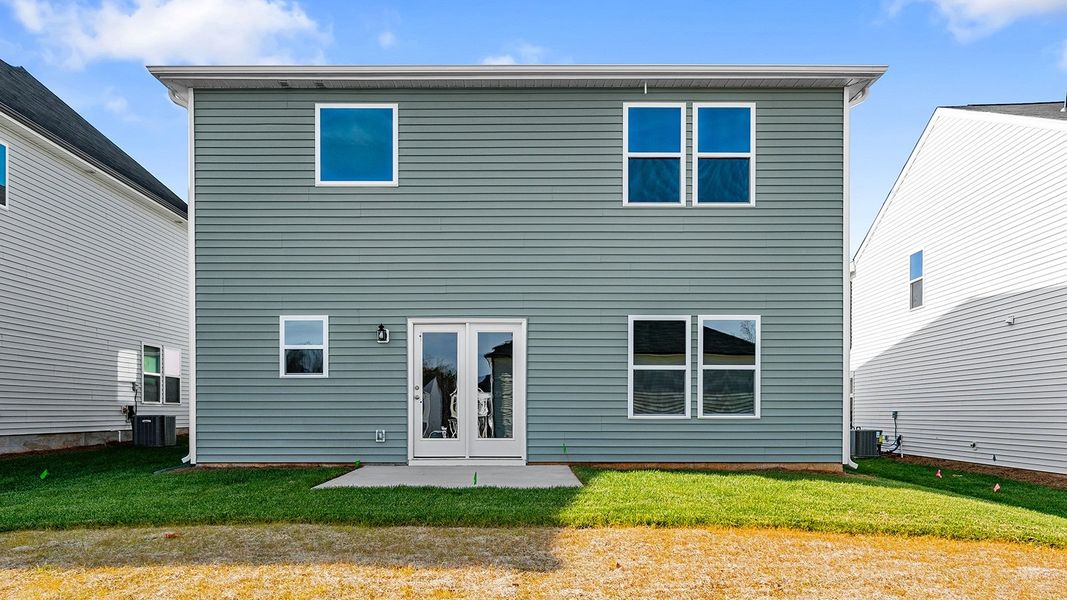 Exterior details and patio area of a home in Bell West, Kernersville (Image 4).