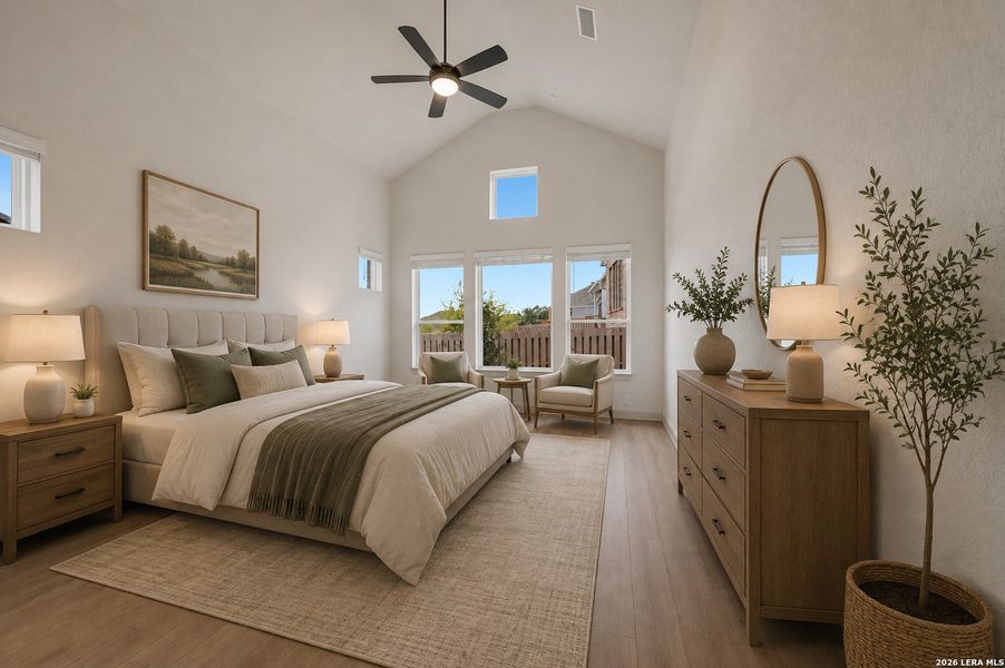 Furnished interior view inside a new home in Windsong - Reserve Series, Boerne (Image 16).