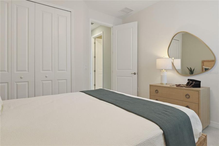 Furnished interior view inside a new home in Wellen Park Golf & Country Club, Venice (Image 22).